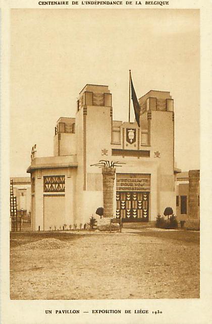 LIEGE - Exposition de 1930 - Un Pavillon (R. Protin & F. Vuidar)