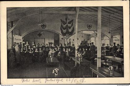 CPA Herbesthal Lontzen Wallonien Lüttich, Rotes Kreuz, Soldaten, I WK