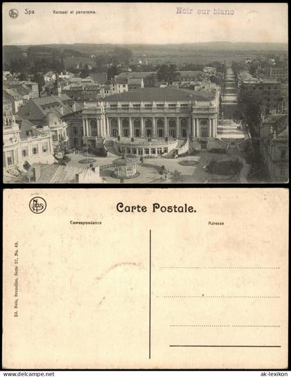 Spa (Provinz Lüttich) Spa (kêr) (Spå / Spâ) Kursaal et panorama. 1915