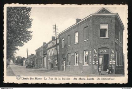 SINT MARTENS LIERDE   STE MARIA LIERDE  DE STATIESTRAAT - HOEK CAFE DENDRIA , HELLES, ARISTA HELL