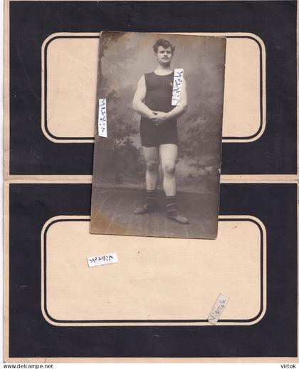 Goé  Limbourg : 3 items original : Lutteur -Worstelaar : Henri Jean Hick (avec photo Familie & avis de décès) voir scans