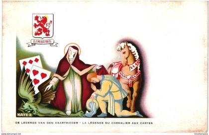 CPA Carte Postale Belgique  La Belgique Folklorique  Limbourg La légende du chevalier aux cartes   VM103150