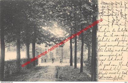 Le drève et entrée du château - Linkebeek