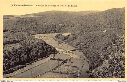 Belgique - LA ROCHE-EN-ARDENNE (Lux.) La vallée de l'Ourthe en aval de La Roche