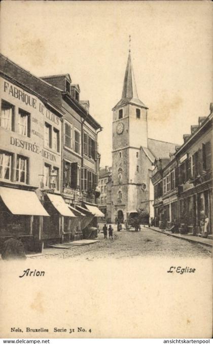 CPA Arlon Aarlen Wallonien Luxemburg, Kirche