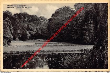 Stadspark - Mechelen