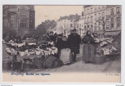 BRUXELLES  MARCHE AUX LEGUMES