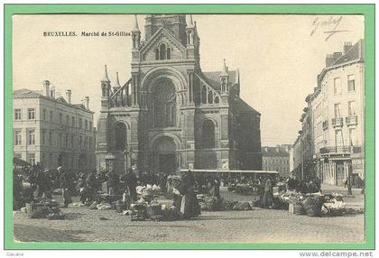BRUXELLES - Marché de St-Gilles