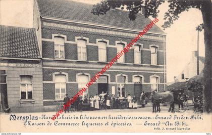 Merxplas - Handelshuis in likeuren en kruidenierswaren Evrard In den Bibi - Merksplas
