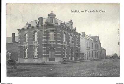 Mettet - Place de la gare.