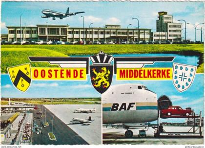 Luchthaven Oostende Middelkerke - & airport, airplane
