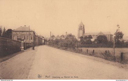 Mol - Moll - Steenweg op Baelen en Kerk