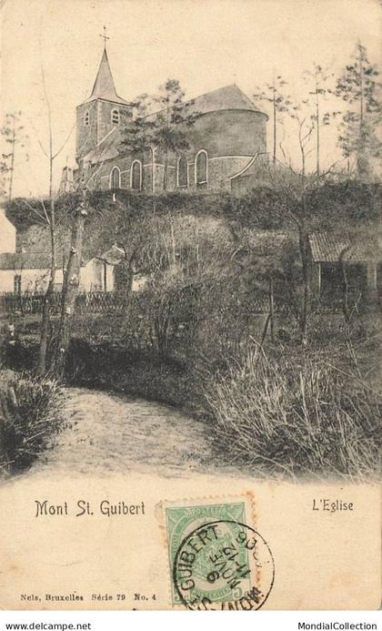 BELGIQUE #MK35377 MONT SAINT GUIBERT L EGLISE