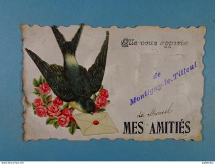 Elle vous apporte de Montigny-le-Tilleul Mes Amitiés