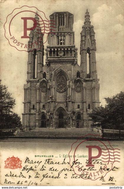 BELGICA. BELGIEN / BELGIUM. BRUSELAS BRUXELLES. L'EGLISE DE LAEKEN