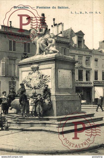BELGICA. Belgien / Belgium. BRUXELLES. FONTAINE DU SABLON.