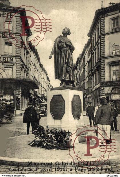 BELGICA. Belgien Belgium GABRIELLE PETIT. ESTATUE.