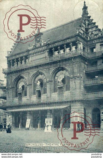 BRUXELLES  THÉATRE FLAMAND    BELGICA BELGIQUE TEATRO THEATER  theatrecollection