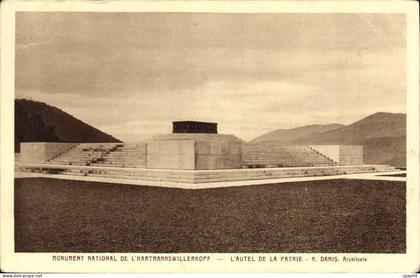 CPA Monument National de l'Hartmannswillerkopf L'Autel de la Patrie