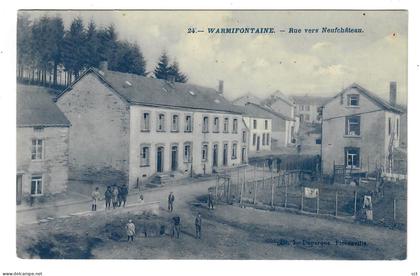 Warmifontaine  Neufchâteau Rue vers Neufchâteau