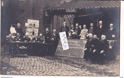 NIEL  (  fotokaart ) 1916  gemeente magazijn  dienst   bevoorrading