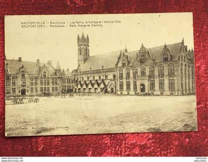 Nieuport Nieuwpoort) Belgique, Région flamande dans la province de Flandre-Occidentale-Carte Postale-1924