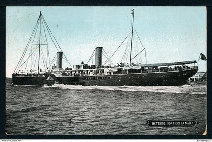 CPA - Carte Postale - Belgique - Ostende - Sortie de la Malle (CP23246)