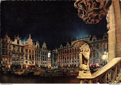 B48136 Bruxelles Grand Place la nuit   belgium