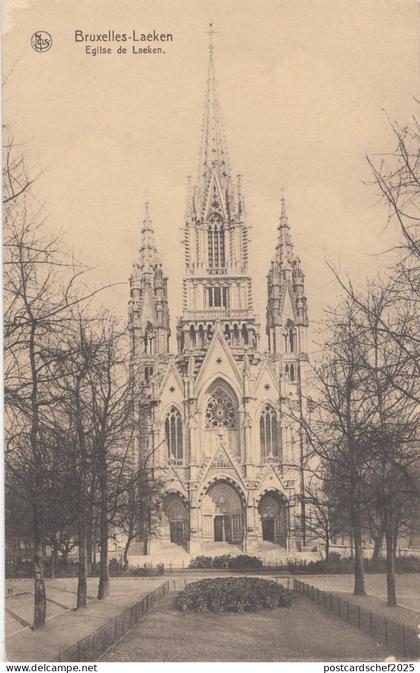 B79836 bruxelles laeken eglise de laeken belgium    front/back image