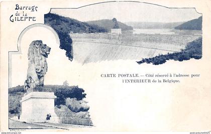 B92854 barrage de la gileppe belgium
