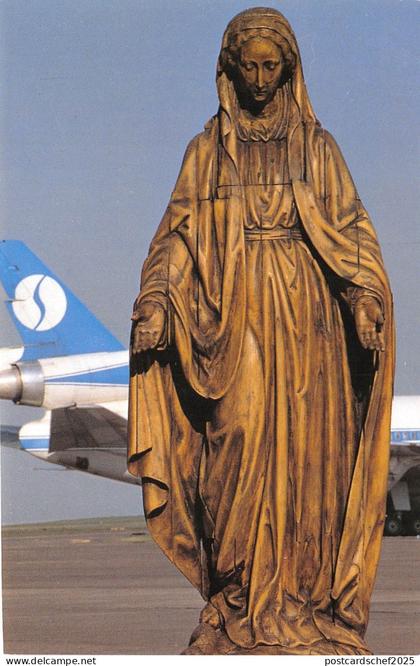 BG4908 airport chapel plane  zaventem airplane holy mary   bruxelles belgium