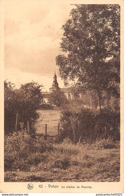 BR55634 Virton le clocher de Rouvroy belgium