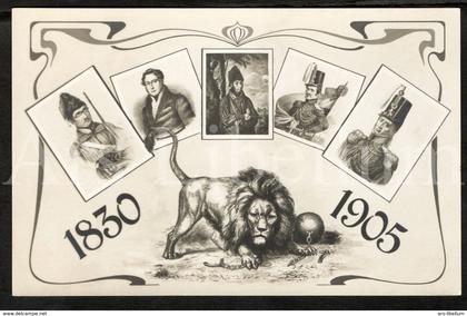 Postcard / ROYALTY / Indépendance Belge / Gouvernement provisoire de Belgique / 1830 - 1905 / unused