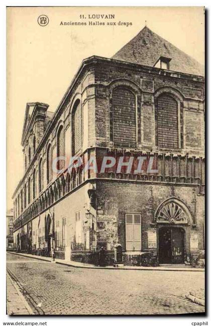 CPA Louvain Anciennes Halles Aux Draps