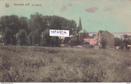 Hermalle-sous-Argenteau : Le gravier ( ecrit avec timbres )