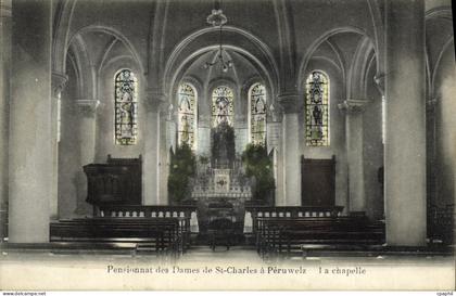 CPA Pensionnat Dames de St Charles a Peruwelz La Chapelle