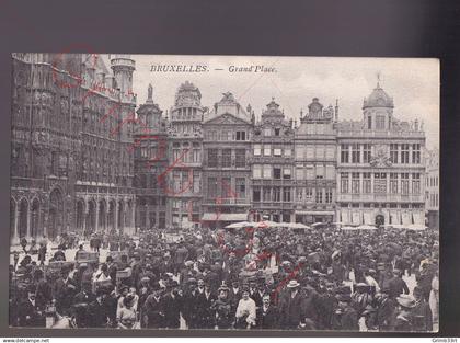 Bruxelles - Grand' Place - postkaart