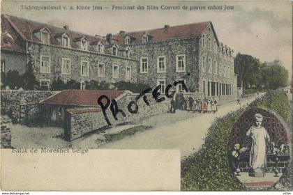 Moresnet  Belge :  pensonat des filles couvent de pauvre enfant Jesu  (  ecrit 190x avec timbre )