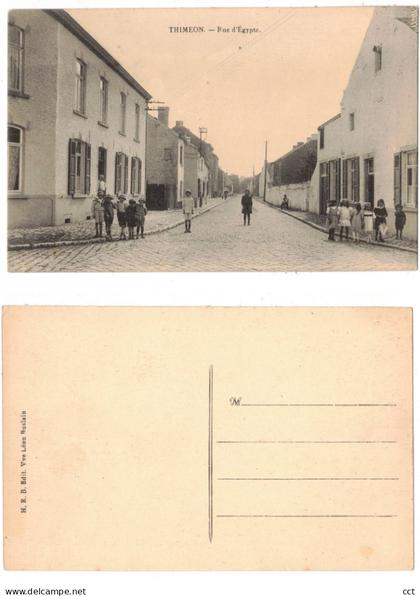 Thiméon  Pont-à-Celles   Rue d'Egypte