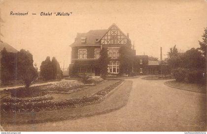 [-50%] BELGIQUE - REMICOURT - Chalet "MELOTTE" - Carte Postale Ancienne