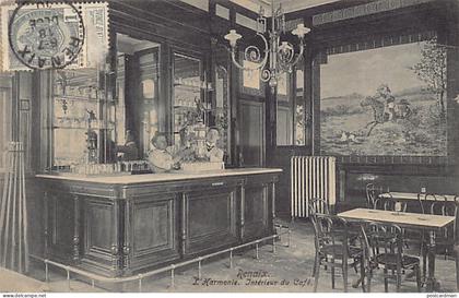 België - RONSE Renaix (O. Vl.) L'Harmonie - Intérieur du Café - Nettoyage du percolateur