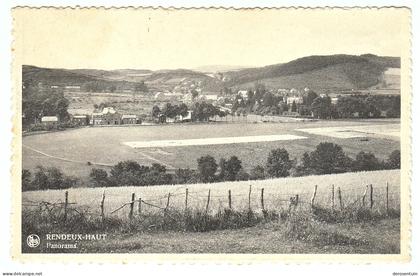 Rendeux-Haut / Panorama. / Nels / L. Sibourg [vue panoramique générale sur le village et les champs environs zicht op]