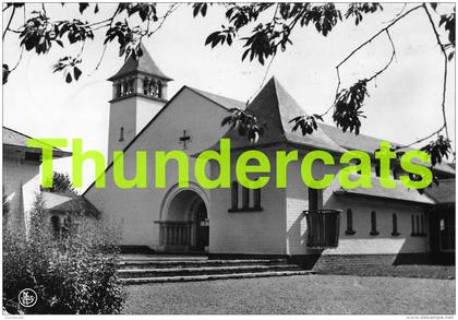 CPSM  LA RETRAITE RHODE ST GENESE ST GENESIUS RODE VUE EXTERIEURE DES DEUX CHAPELLES