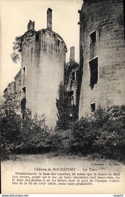 CPA Chateau de Rochefort Les Tours