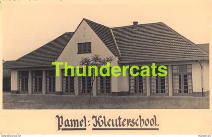 CPA PAMEL KLEUTERSCHOOL FOTOKAART CARTE DE PHOTO
