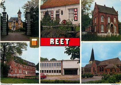 A3641 Reet Rumst multi views postcard