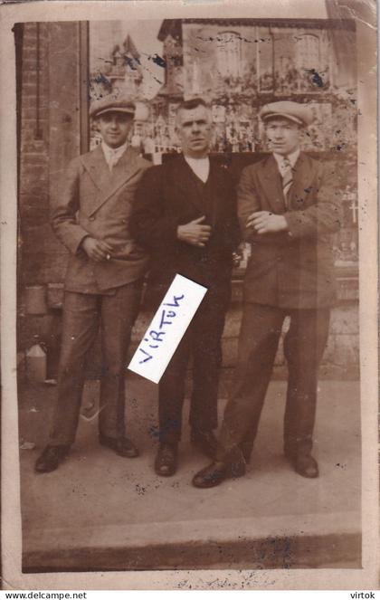 Saint-Hubert :  1932 : carte photo :  Nestor - Emile - Victor