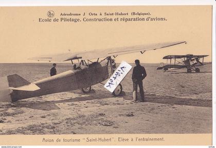 saint hubert   :   aerodrome orta ecole de pilotage  ---   d'avions