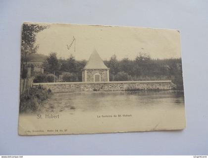 SAINT HUBERT La Fontaine de Saint Hubert  Carte Postale Précurseur CP AK PK Postcard