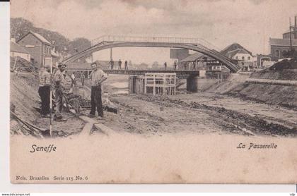 cpa SENEFFE    passerelle   travaux